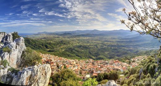 Vista da sopra Baunei