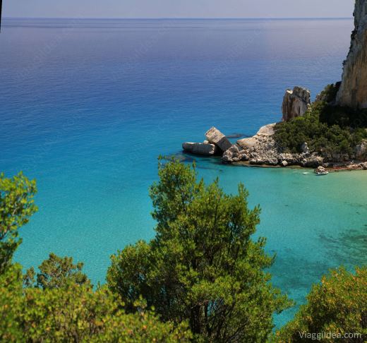 Vista su Cala Luna