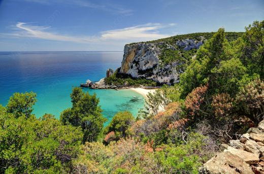Vista su Cala Luna