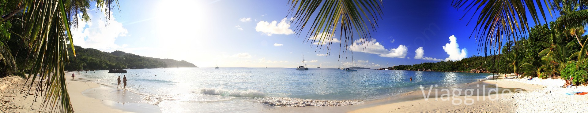Sunset Anse Lazio